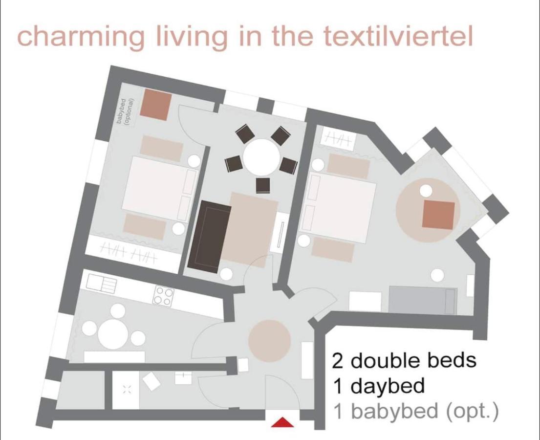 Charmante Stadtwohnung Im Textilviertel Augsburg